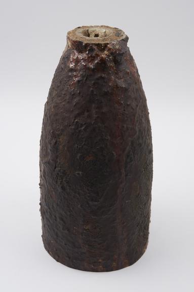 Tall earthenware crucible, possible English, 19th century