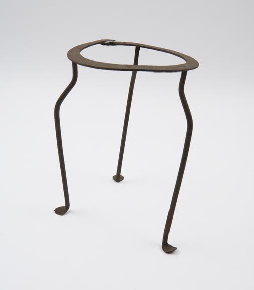 Tripod, japanned iron, C18 or C19, European