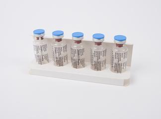 5 bottles of sterile evacuated elution vial