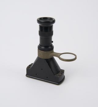 Microscope viewer component, part of Klett colorimeter made by Hellige, c.1930