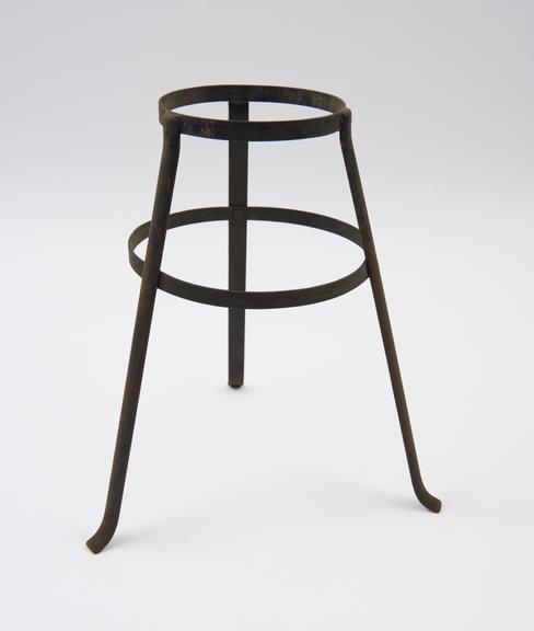 Tripod, iron and brass, C18 or C19, European