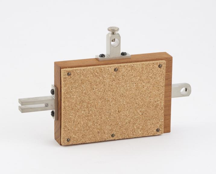 Frog board, for use with myographs, with cork top, by C.F