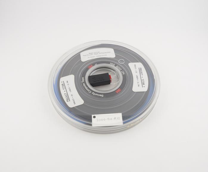 Half inch magnetic tape in canister, subject 23; length 31