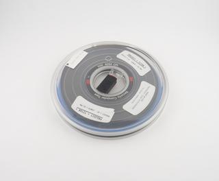 Half inch magnetic tape in canister