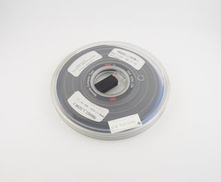 Half inch magnetic tape in canister