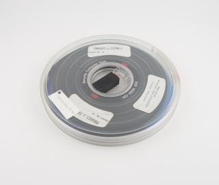 Half inch magnetic tape in canister