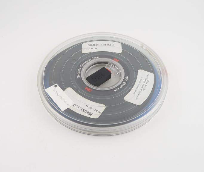 Half inch magnetic tape in canister, subject 79