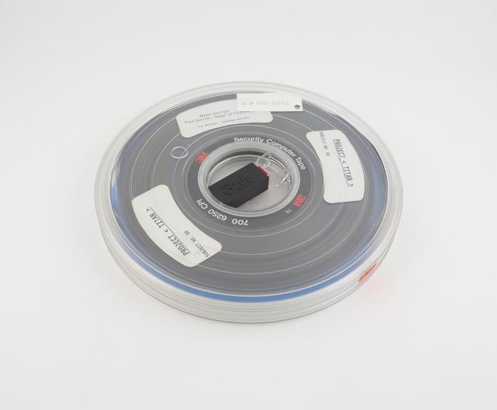 Half inch magnetic tape in canister, subject 80