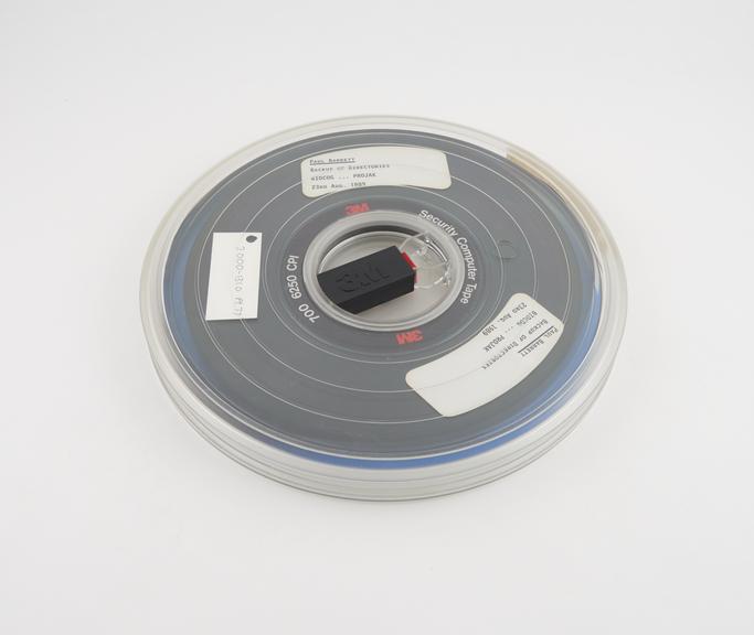 Half inch magnetic tape in canister