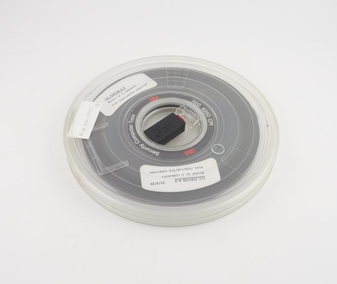 Half inch magnetic tape in canister, ILS VERSION 6