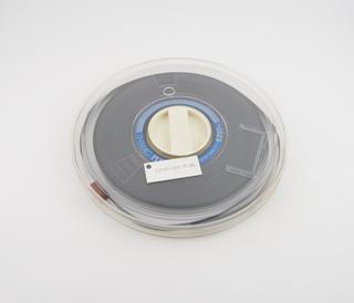 Half inch magnetic tape in canister