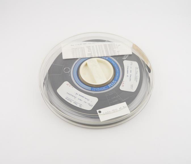 Half inch magnetic tape in canister