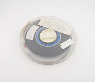 Half inch magnetic tape in canister