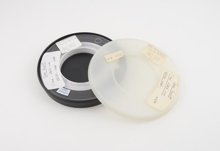 Half inch magnetic tape in canister