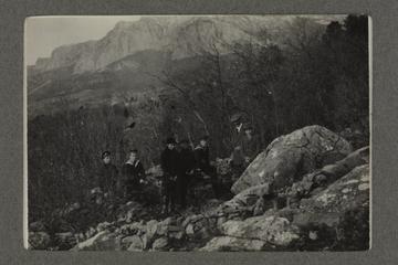 Untitled black and white photograph thought to have been taken near Ai-Todor