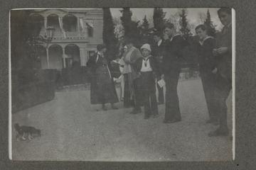 Untitled black and white photograph thought to have been taken at Ai-Todor