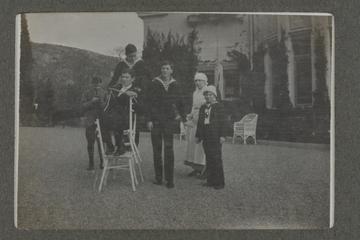 Untitled black and white photograph thought to have been taken at Ai-Todor