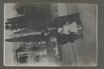 Untitled black and white photograph thought to have been taken at Ai-Todor