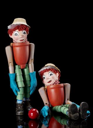 Bill and Ben the Flower Pot Men Marionettes