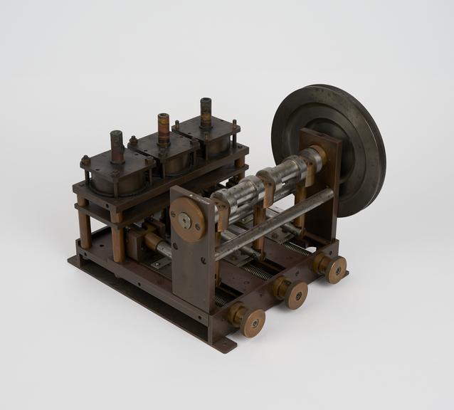 Dale-Schuster pump, triple, probably used by Sir Henry Dale