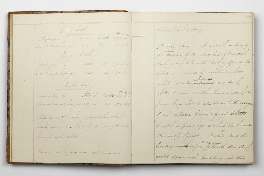 Pages 13 and 14 of Alfred Kitching's diary