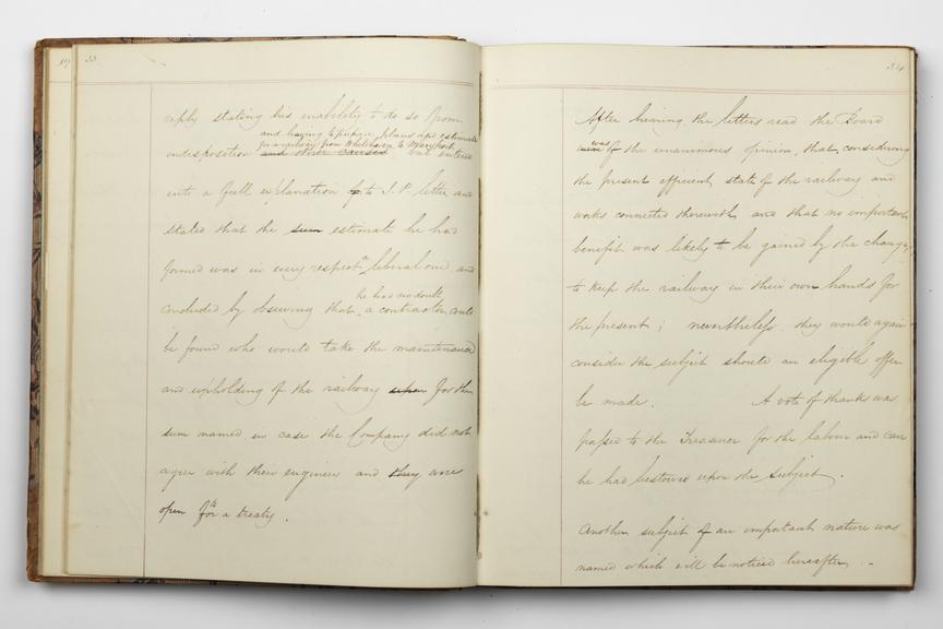 Pages 33 and 34 of Alfred Kitching's diary