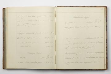 Pages 345 and 346 of Alfred Kitching's diary