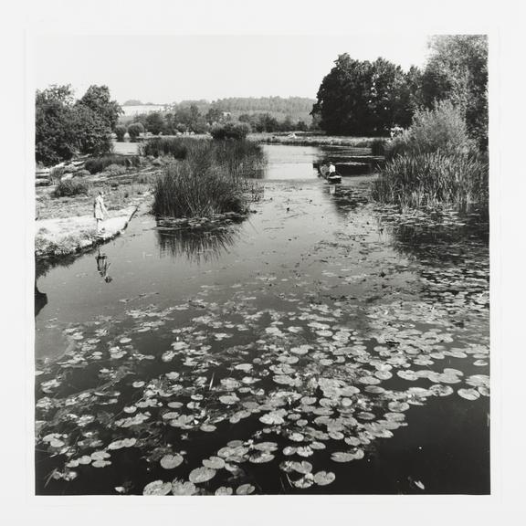 Modern silver gelatin print titled "Avon at Welford", by J