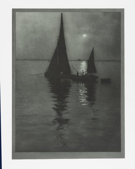 Photogravure by Alvin Langdon Coburn, titled "Moonlight", ca