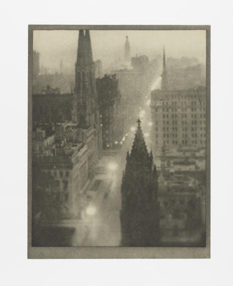 Photogravure by Alvin Langdon Coburn, titled "The Waterfront"