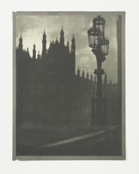 Photogravure by Alvin Langdon Coburn, titled "From Westminster"