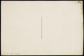 One of a stereoscopic pair, printed black image design: Vertical Black Line