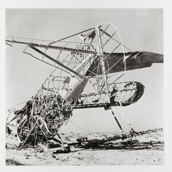 Plane wreckage, Fort Capuzzo