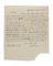 Draft letter from Leonard Raisbeck, Stockton to John Rennie