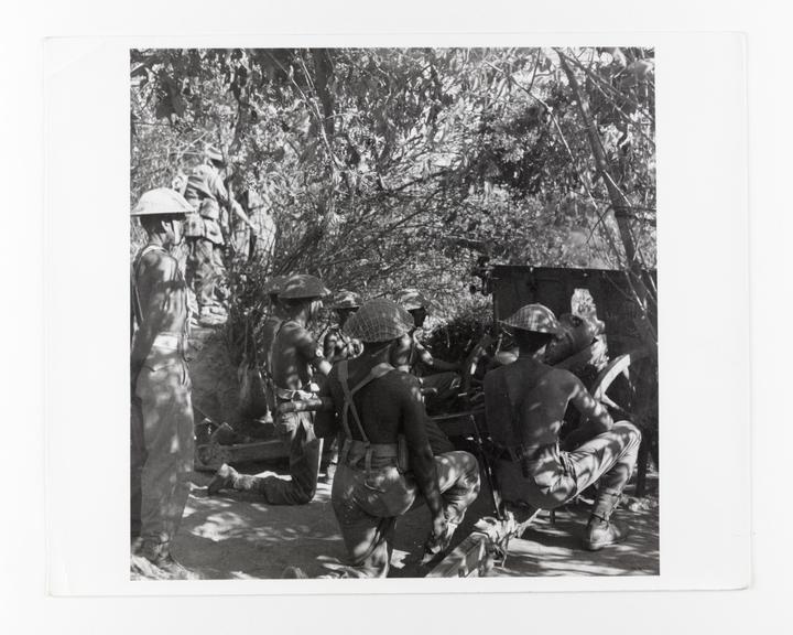 Indian gunners in Burma