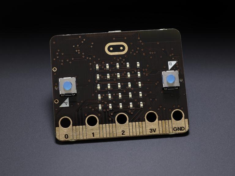 BBC micro:bit, 'partner board, black silk screen finish