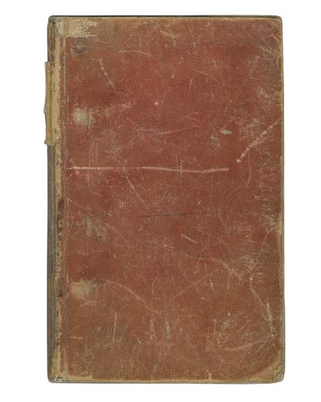 Front cover of John Graham's report book 1831-1833