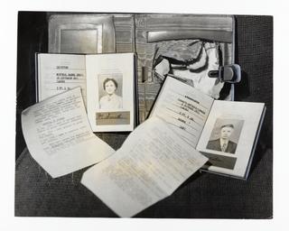 Photograph of Peter and Helen Kroger's fake Canadian passports