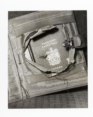 Photograph of fake Canadian passports for Peter and Helen Kroger