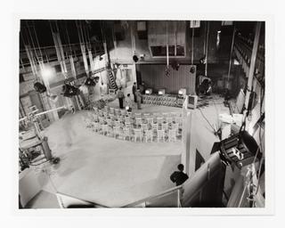 Photograph of a studio at Granada Television
