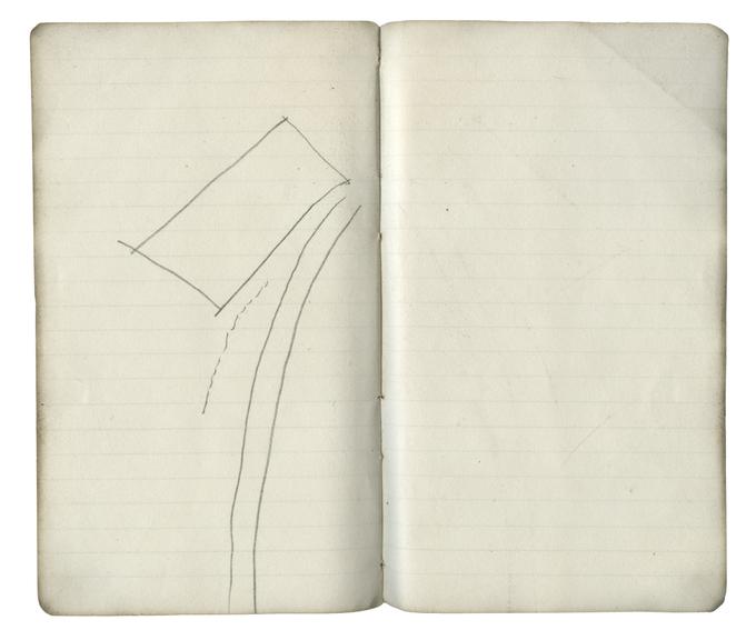 Fourth and fifth rear blank pages of John Graham's report book