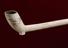 Clay tobacco pipe, maker unknown, made in England, 1730-1770