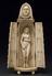 Ivory model of iron maiden with woman inside, European