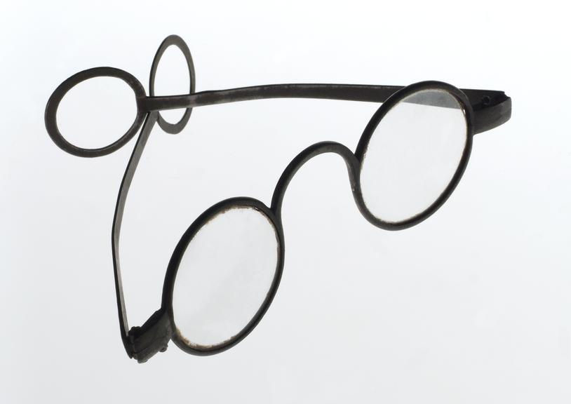 Straight spectacles, steel, English, 1751-1830