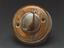 electric light wall switch, turn knob style, 1890-1920