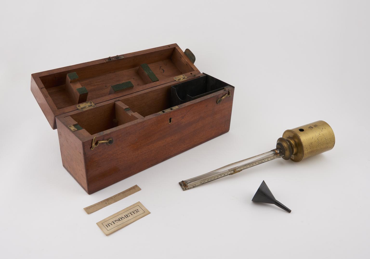 Hypsometer Hypsometer with carrying case by Elliott Brothers | Science Museum ...