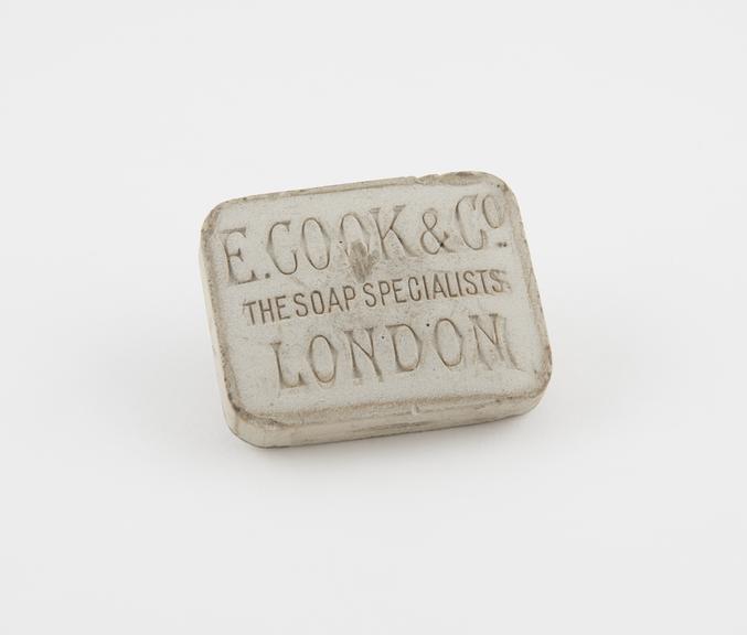 "E. Cook" brand soap bar (1 of 2 bars)