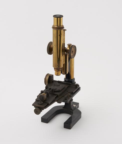 Monocular reading microscope, PRAXIS type, by W. W