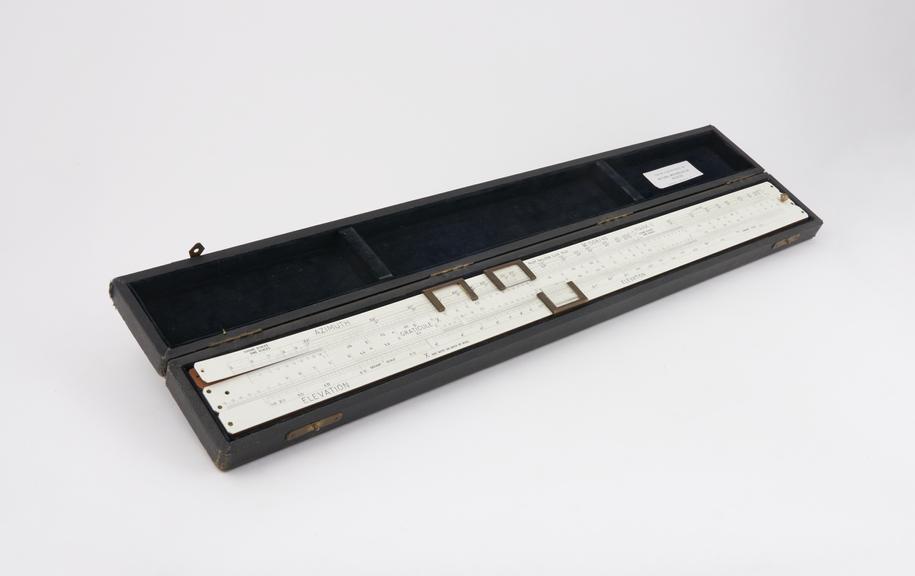 Pilot balloon slide rule Mk II, Met.O. 1508/40, by