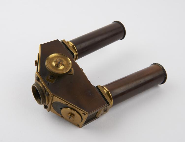 Binocular microscope body tube, 1850-1870